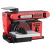VEVOR Levigatrice a Disco da 152,4 mm Levigatrice a Nastro 101,6 x 914,4 mm da 400 W con Piano di Lavoro Regolabile 0 a 45° Porta di Raccolta Polvere per Lavorazione del Legno, Fai da te