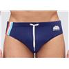 Sundek Swim Brief Navy 24 Slip Blu Bande Azz/Bia/Aranc Uomo