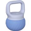 SPORTNOW Kettlebell 10 kg, manubrio con impugnatura antiscivolo ergonomica, kettlebell a palla, muscolazione, allenamento, Blu | Aosom Italy