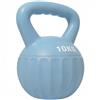 SPORTNOW Kettlebell palla 6 kg - Pesa riempita di sabbia per principianti, allenamento forza a casa 21 x 21 x 27 cm Blu | Aosom Italy
