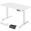 Vinsetto Scrivania elettrica regolabile in altezza per computer, 140x70x116 cm, Bianco | Aosom Italy