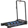 HOMCOM Tapis roulant elettrico con schermo LCD per camminata, con 370 W pieghevole e telecomando, velocità 1-6 km/h, Nero | Aosom Italy