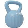 SPORTNOW Kettlebell 14 kg, maniglia antiscivolo, kettlebell a palla, muscolazione, allenamento, per palestra, blu | Aosom Italy