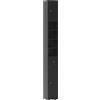 kleankin Colonna contenitore armadio alto per bagno 1 cassetto 4 ripiani regolabili e 2 ante 20 x 20 x 180 cm nero | Aosom Italy