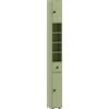 kleankin Colonna contenitore armadio alto per bagno 1 cassetto 4 mensole regolabili e 2 armadietti 20 x 20 x 180 cm verde | Aosom Italy
