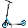 HOMCOM Patinete Plegable para Adultos y Niños de +14 Años Scooter con Manillar Ajustable 91,5x36,5x91-104 cm Azul | Aosom Italy