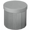 HOMCOM Pouf Contenitore Panca Contenitore Pieghevole 35 L 38x38x38 cm Rivestimento in Velluto Baule di Stoccaggio Grigio Scuro | Aosom Italy