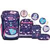 SJ GANG STYLE JAM GANG Set Scuola UPDOWN BOX - HEARTLY MIX - Zaino Scuola Multiscomparto Ergonomico + Astuccio Totalmente Accessoriato + Portapenne Scuola con Organizer Interno + Sacca Sportiva