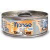 Monge Jelly Tonno Bonito e Salmone per Gatti 80gr - 80 g, 6 pezzi