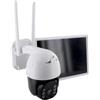 Chacon - Telecamera di sorveglianza esterna Wi-Fi con pannello solare IP65