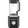 KitchenAid 5KSB20723EBM Frullatore Pure Power, Motore Potente con Caraffa da 2L Senza BPA, 10 Velocità, Programmi Tritaghiaccio e Smoothie, Lame Asimmetriche Inox, Nero Opaco
