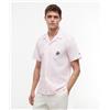 Tommy Hilfiger Camicia a maniche corte Paper Touch Classic Pink Uomo