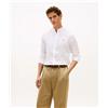 Tommy Hilfiger Camicia slim fit in puro lino lavato White Uomo