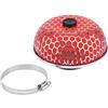 Agatige Filtro a Fungo, Filtro Aria Universale Per Aspirazione Aria Auto Ad Alto Flusso Per Filtro Aria Motore Auto Per Diametro Ingresso 76 Mm(Rosso)