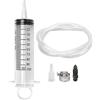 ANKROYU Kit di Spurgo Dell'olio del Freno a Siringa, Strumento di Spurgo da 100 Ml, Kit di Spurgo del Freno a Disco Idraulico Per Moto, Tubo Flessibile da 50 Cm Universale Per Moto Scooter Quad