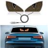 JKCUYOO Occhi a led per parabrezza auto,Occhi del diavolo per parabrezza,Luce occhi del diavolo per auto Plug Play USB,12 modalità di luce per gli occhi dell'auto,Occhi del diavolo per auto