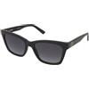 Love Moschino MOL096/S 807/9O | Occhiali da Sole Graduati o Non Graduati | Plastica | Cat Eye | Nero | Adrialenti