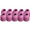 RIVERWELD Tig Gas Lens Allumina Ugello Ceramica Ceramica 53N61 (#7 D11,0 x 25,5 mm) Fit Pta DB Sr WP 9 17 18 20 25 26 TIG Torcia di saldatura 10pk