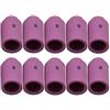 RIVERWELD TIG Ugello di allumina Tazze in ceramica 13N12#8 d12,5 x 30mm Fit Pta SR DB WP 9 20 25 TIG Torcia di saldatura Accessori 10pk