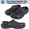 Crocs Sandali Crocs Classic Geometric Clog neri 09563-001 taglia unisex