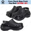 Crocs Zoccolo Crocs Classic Mega Crush nero 207988-001 taglia unisex