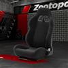 Zootopo Sedile Corsa Nero Con Regolabile Doppio Slide Fit Racing Wheel Stand