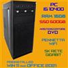 Laser PC COMPUTER PC FISSO CPU INTEL i7 Ram32GB SSD500GB Pennetta Wifi Win 11/Office2019