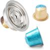 HAILASRE Vertuoline - Adattatore riutilizzabile per capsule di caffè NS Pod Vertuo Pop Next,Convertitore per capsule di caffè in acciaio inossidabile compatibile con Delonghi ENV135 VertuoLine GCA1(150 ml)