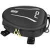 OJ Borsa Sella Posteriore Boost Nero 6lt - Borsa Moto Universale Impermeabile con Cinghie Regolabili e Spazio Compatto per Casco e Oggetti - Facile da Installare e Resistente