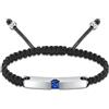 AIWENXI Bracciale per cenere, intrecciato, regolabile, per uomini e donne, con urna artificiale intrecciata, per ceneri