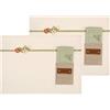 THUN Set 2 tovagliette con tasca e tovagliolo, 100% cotone, Collezione Country Bloom, tovaglietta 33 x 45 cm; tovagliolo 40 x 40 cm