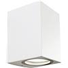 Wonderlamp 1 pezzo Applique da parete per esterni Classic, max. 35 W, impermeabile IP 44, lampada esterna moderna, bianco opaco, 1 luce GU10