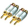 Ricable Custom BNS (Kit 4 pz) Connettori Hi-Fi Banana Espansione Cavi di Potenza