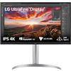 LG 27UQ850V Monitor 27 UltraHD 4K LED IPS HDR 400, 3840x2160, AMD FreeSync 60Hz, Audio Stereo 10W, HDMI 2.0 (HDCP 2.3), Display Port 1.4, USB-C (90W), USB 3.0, AUX, Stand Pivot, Flicker Safe, Bianco