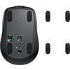 kwmobile Set Piedini di Ricambio per Mouse Compatibile con Logitech MX Anywhere 3 Mouse - Gommini nero - per Maggiore Controllo e Scorrevolezza
