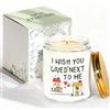 Amzsudy Divertente candela profumata alla lavanda, regalo di compleanno da donna, bianca, per Natale, anniversario, San Valentino, matrimonio, per fidanzata, moglie, mamma, sorella, figlia e migliore amica