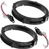 Sound Way Sound-way - Kit adattatori anelli distanziali per altoparlanti 165mm 6.5 per SEAT Ibiza 6L / leon - KC45