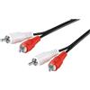 Goobay 50028 Cavo di Collegamento Stereo 2, RCA, 1.5m Lunghezza del Cavo