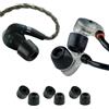Comply T-500 Isolation 3 Coppie di Cuscinetti per Auricolari - Taglia Media (M) - Nero