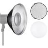 NEEWER 12/30cm Metallo Beauty Dish Bowens Supporto Riflettore Kit, LD30 | Bianco Diffusore, Honeycomb Grid, per Flash Studio Luce Video, per Godox AD600 NEEWER CB60 Q4 Vision 4 S101 Series