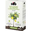 CIFO - Concime Agrumi da Frutto e Ornamentali, Fertilizzante Piante Limoni, Aranci e Mandarini con Azoto, Fosforo e Potassio, Favorisce la Fioritura e la Crescita di Frutti Sani, Made in Italy, 600g
