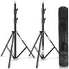 EMART Heavy Duty Light stand 2,6m Fotografia Aerea Imbottito Supporto-2Pcs | Foto Video Studio, HTC Vive, Softbox, Riflettore