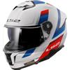LS2, Casco Moto Integrale STREAM II VINTAGE Gloss White Blue Red, XXL