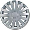Albrecht Auto-Zubehör Albrecht 15 pollici copricerchi argento per cerchioni in acciaio - Copriruote in plastica di alta qualità - Copriruote durevoli in confezione originale Albrecht - Made in EU