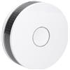 Gira Dual Q 233602 - Rilevatore di fumo con connessione via cavo e radio, DIN14604, colore: Bianco puro