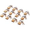Amtech Am-tech T0790-20 millimetri lucchetto in ottone (12 pezzi)