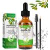 CCKULOOB Olio di Jojoba Biologico 60ml, 100% Puro, Naturale e Pressato a Freddo per la cura di pelle, capelli, viso, barba