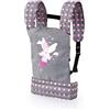 Bayer Design 62266AA Marsupio EasyCarry, Porta Bambola, Portatile Davanti e Dietro, Cinture Imbottite, Seduta Cucita, Accessori per Bambole