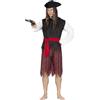FIESTAS GUIRCA Costume da Pirata Coraggioso per Uomo M
