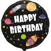 Folat - Palloncino Foil 'Happy Birthday' Razzo - 45cm